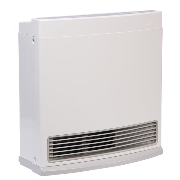 Rinnai 2930 Watt 10000 BTU Wall Mounted Space Heater with Adjustable  Thermostat and with Digital Display